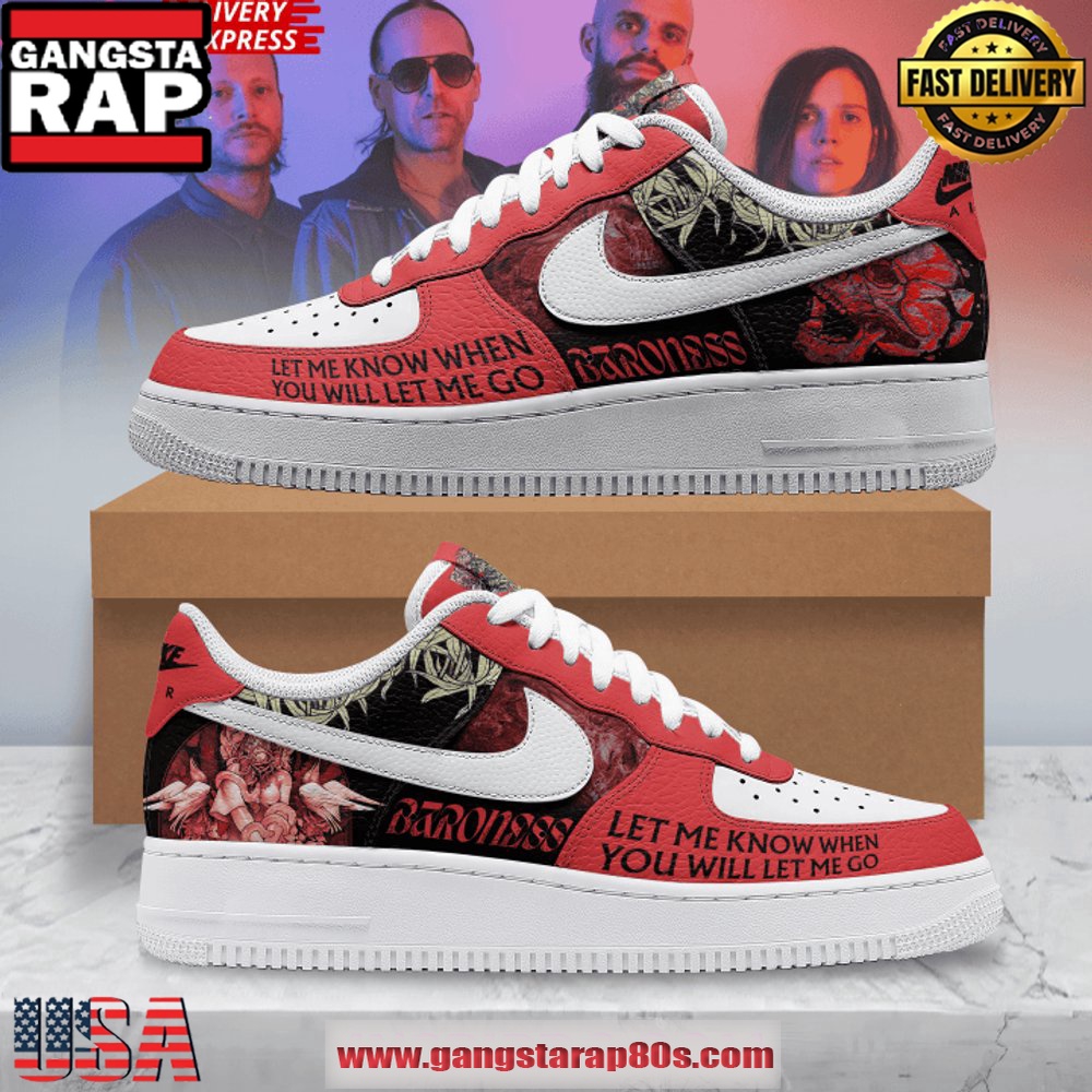 Baroness Band Limited Edition Air Force 1 Sneakers Shoes Baroness Band Limited Edition Air Force 1 Sneakers Shoes
