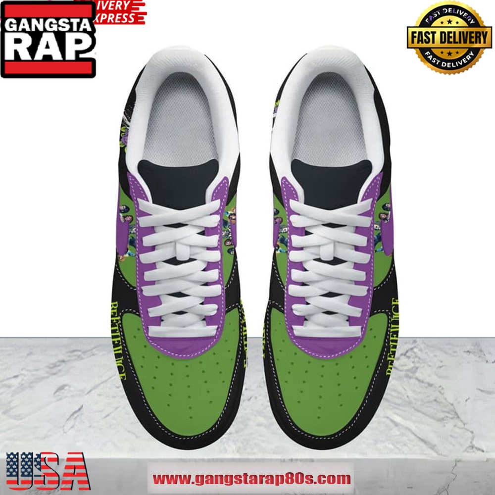 Beetlejuice Beetlejuice Limited Edition Air Force 1 Running Sneakers Shoes Beetlejuice Beetlejuice Limited Edition Air Force 1 Running Sneakers Shoes