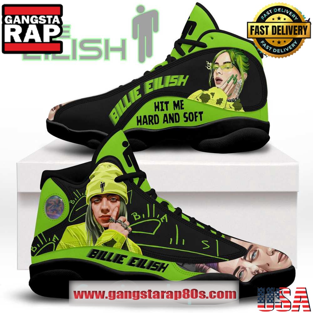 Billie Eilish Hit Me Hard And Soft Air Jordan 13 Sneakers Shoess Billie Eilish Hit Me Hard And Soft Air Jordan 13 Sneakers Shoess