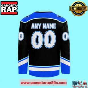 Biloxi Breakers Limited Edition 2025 Black Custom Hockey Jersey