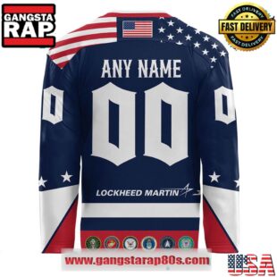 Binghamton Black Bears Military Day 2025 Custom Hockey Jersey