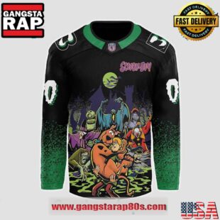Binghamton Black Bears x Scooby-Doo Night 2025 Custom Hockey Jersey