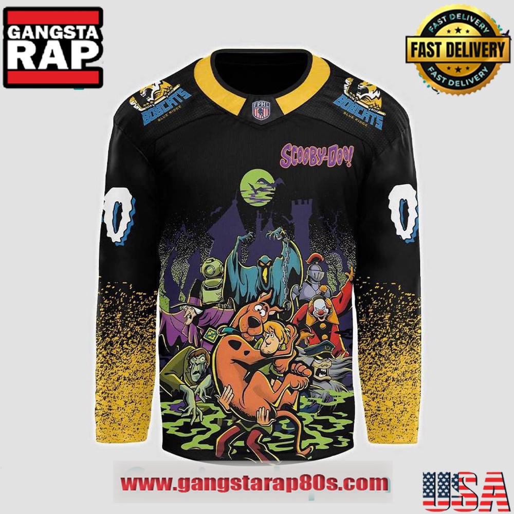 Blue Ridge Bobcats x Scooby-Doo Night 2025 Custom Hockey Jersey Blue Ridge Bobcats x Scooby-Doo Night 2025 Custom Hockey Jersey