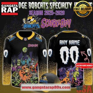Blue Ridge Bobcats x Scooby-Doo Night 2025 Custom Hockey Jersey