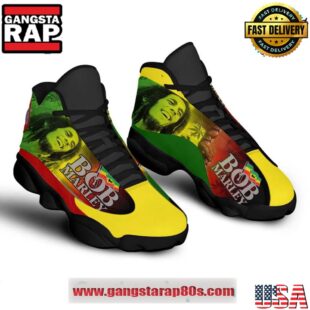 Bob Marley One Love Air Jordan 13 Sneakers Shoess