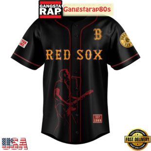 Boston Red Sox x Bryan Adam Roll With Purchase Tour 2025 Baseball Jersey