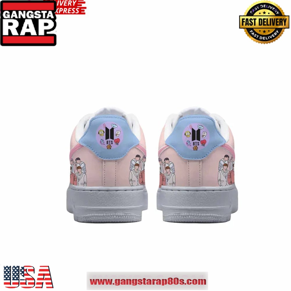 BTS ARMY Limited Edition Air Force 1 Sneakers Shoes BTS ARMY Limited Edition Air Force 1 Sneakers Shoes