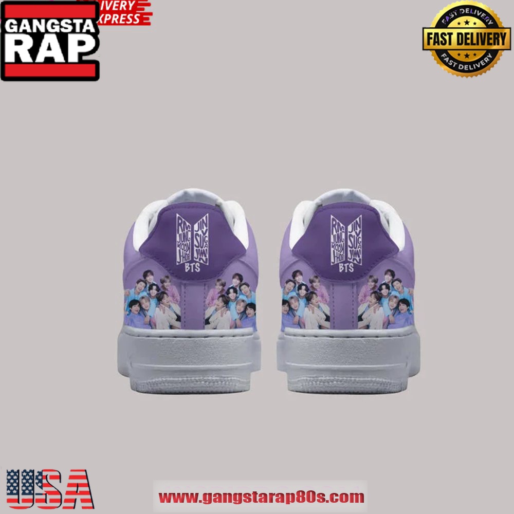 BTS x ARMY Limited Edition Air Force 1 Sneakers Shoes BTS x ARMY Limited Edition Air Force 1 Sneakers Shoes
