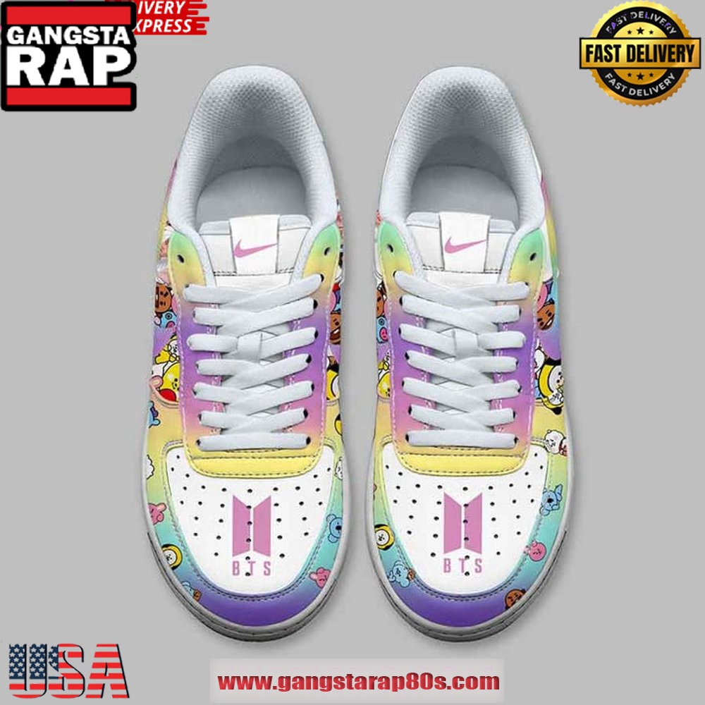 BTS x Dynamite Edition Air Force 1 Sneakers Shoes BTS x Dynamite Edition Air Force 1 Sneakers Shoes