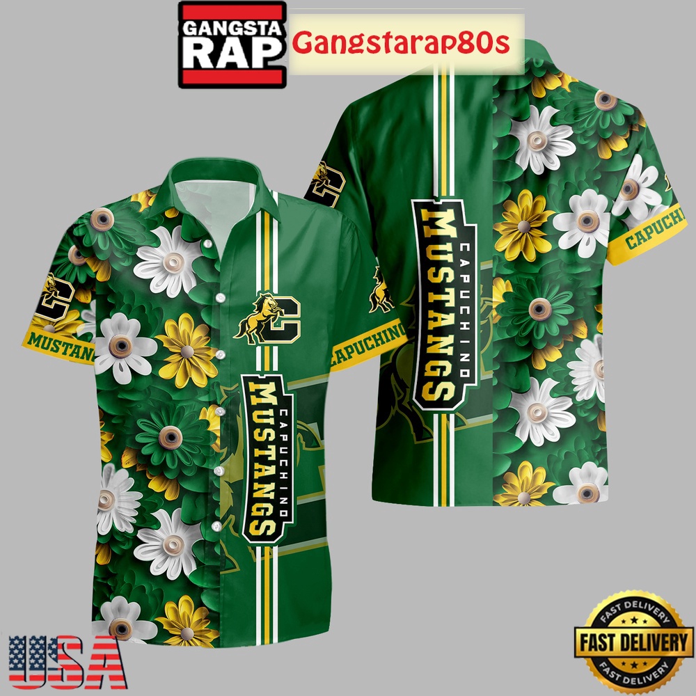 Capuchino Mustangs Limited Edition Aloha Hawaiian Shirt