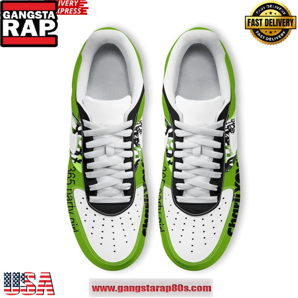 Charli XCX 365 Party Girl Air Force 1 Sneakers Shoes Charli XCX 365 Party Girl Air Force 1 Sneakers Shoes