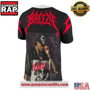 Chris Brown BREEZY BOWL XX Team Breezy Playmaker Football Jersey