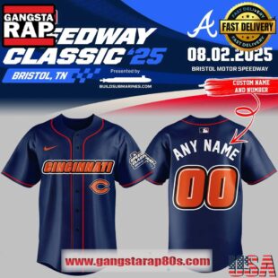 Cincinnati Reds Speedway Classic Custom Baseball Jersey