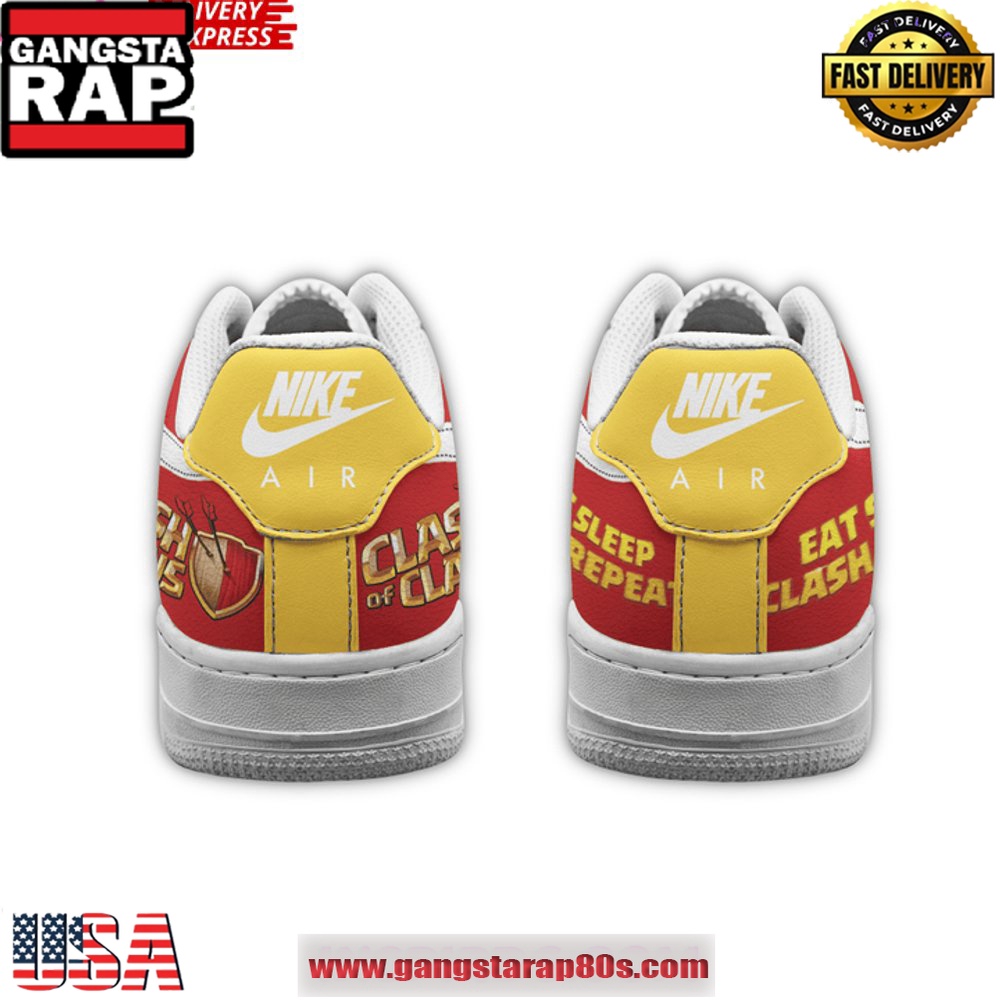 Clash of Clans Limited Edition Air Force 1 Sneakers Shoes Clash of Clans Limited Edition Air Force 1 Sneakers Shoes