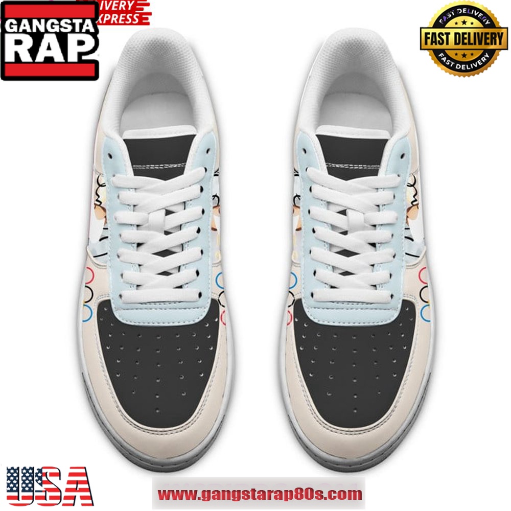 Céline Dion x Olympic Paris Limited Edition Air Force 1 Sneakers Shoes Céline Dion x Olympic Paris Limited Edition Air Force 1 Sneakers Shoes