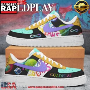 Coldplay Dreams Limited Edition Air Force 1 Sneakers Shoes