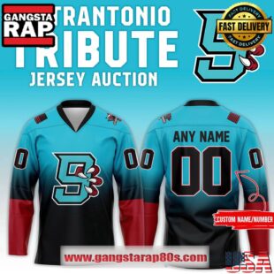 Columbus River Dragons Pietrantonio Tribute Special Custom Hockey Jersey