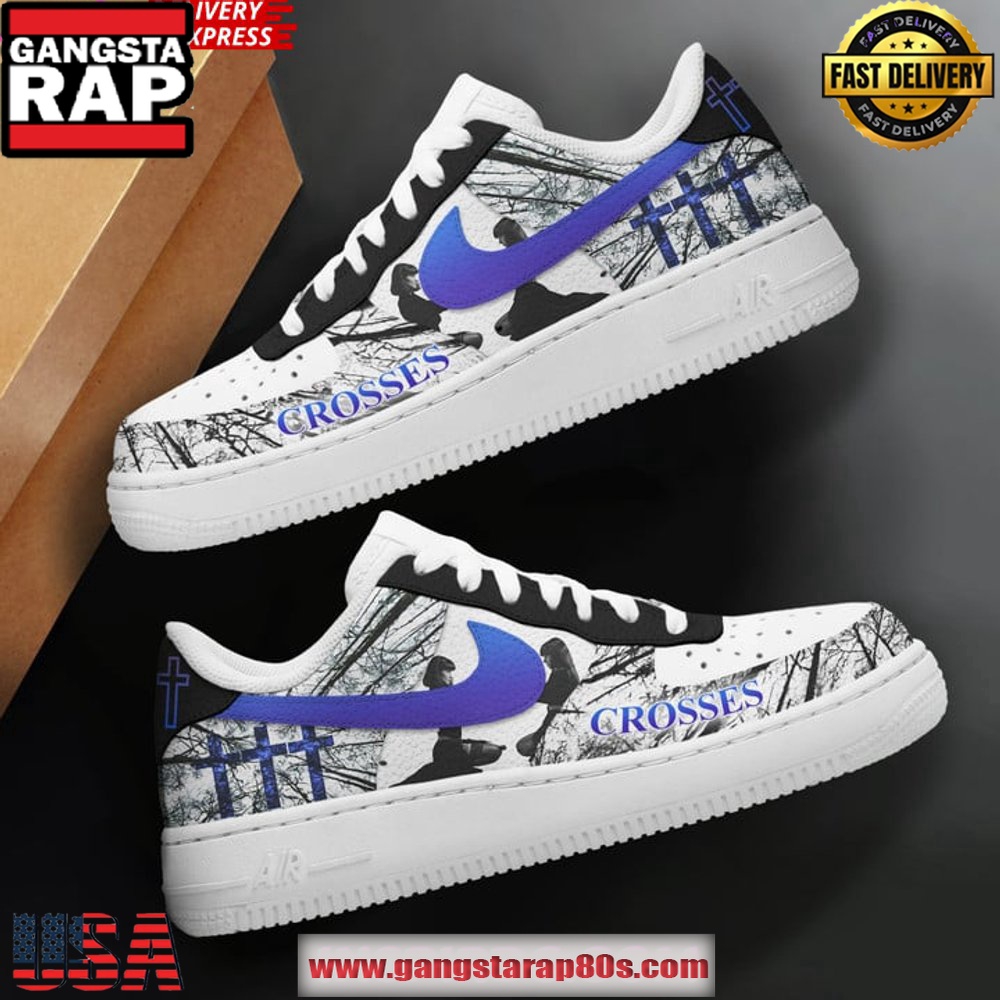 Crosses Limited Edition Air Force 1 Sneakers Shoes Crosses Limited Edition Air Force 1 Sneakers Shoes
