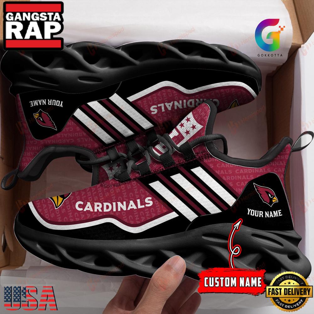 NFL Arizona Cardinals Logo Team New Design Max Soul Shoes Running Sneakers NFL Arizona Cardinals Logo Team New Design Max Soul Shoes Running Sneakers