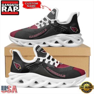 Custom Name Arizona Cardinals NFL Team Sport Max Soul Shoes