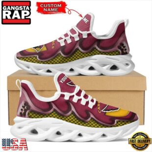 Custom Name Arizona Cardinals Sport NFL Max Soul Shoes