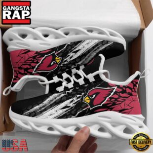 Custom Name Arizona Cardinals Team Max Soul Shoes