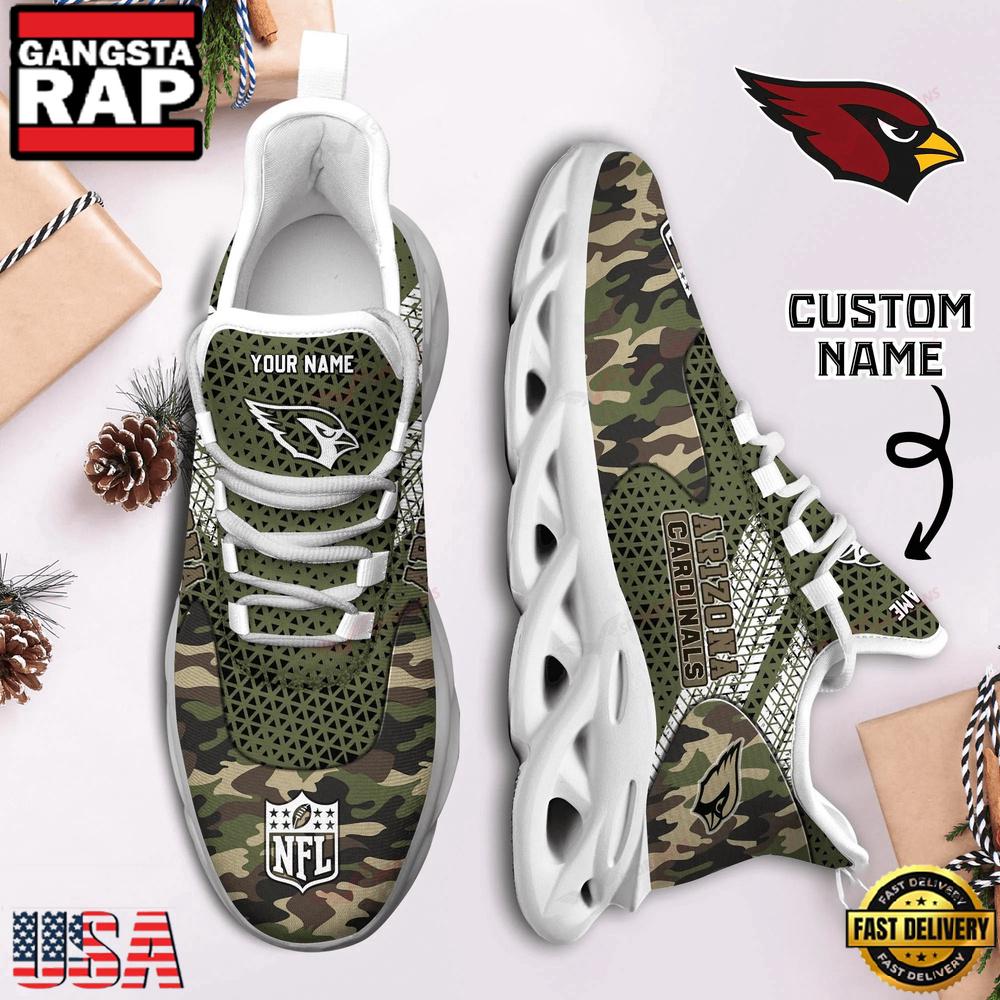 NFL Los Angeles Rams Camo New Design Max Soul Shoes Running Sneakers NFL Los Angeles Rams Camo New Design Max Soul Shoes Running Sneakers