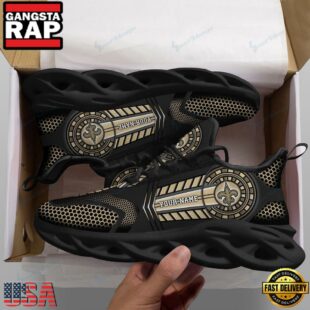 Custom Name New Orleans Saints NFL Max Soul Shoes