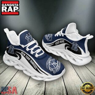 Custom Name New York Yankees Max Soul Shoes