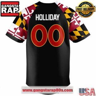 Delmarva Shorebirds Maryland Pride Jackson Holliday Custom Baseball Jersey