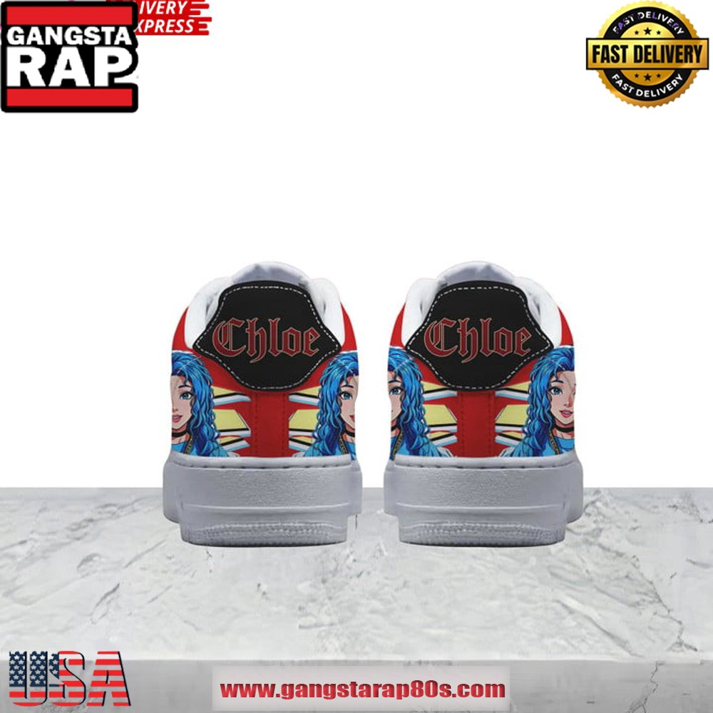 Descendants Chloe Charming Limited Edition Air Force 1 Sneakers Shoes Descendants Chloe Charming Limited Edition Air Force 1 Sneakers Shoes