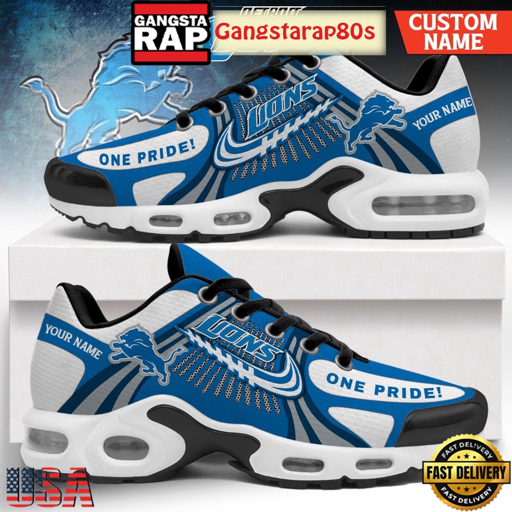 Detroit Lions One Pride Limited Edition Air Max Plus Shoes Running Sneakers Detroit Lions One Pride Limited Edition Air Max Plus Shoes Running Sneakers
