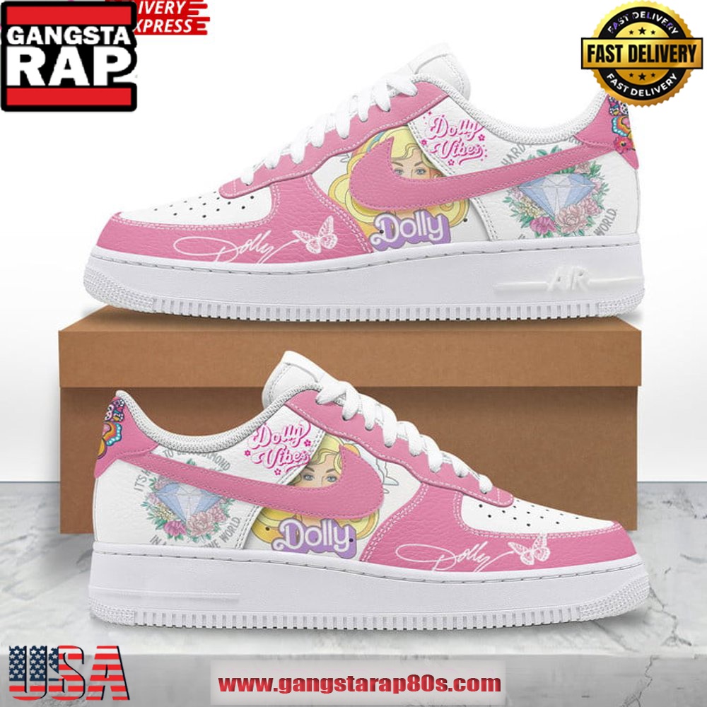 Dolly Parton Vibes Limited Edition Air Force 1 Sneakers Shoes Dolly Parton Vibes Limited Edition Air Force 1 Sneakers Shoes