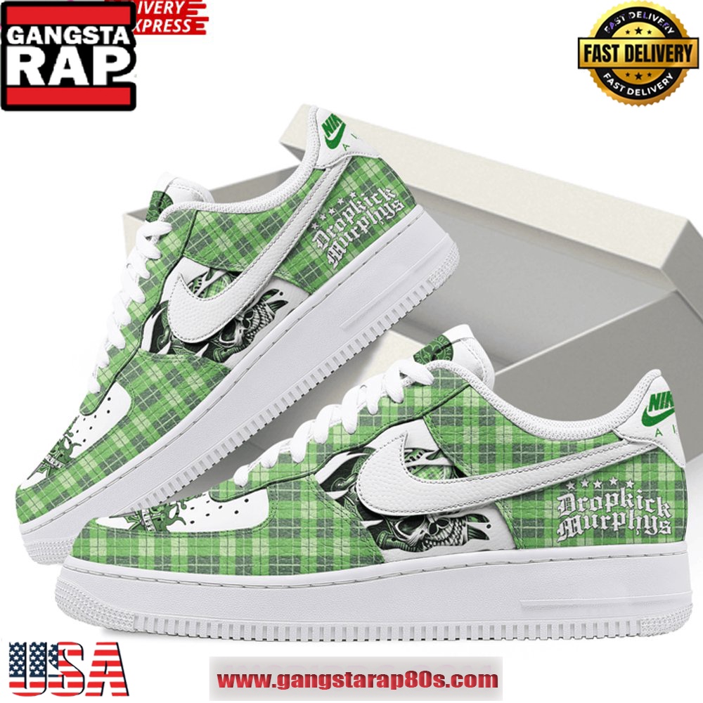 Dropkick Murphys Celtic Punk Air Force 1 Sneakers Shoes Dropkick Murphys Celtic Punk Air Force 1 Sneakers Shoes