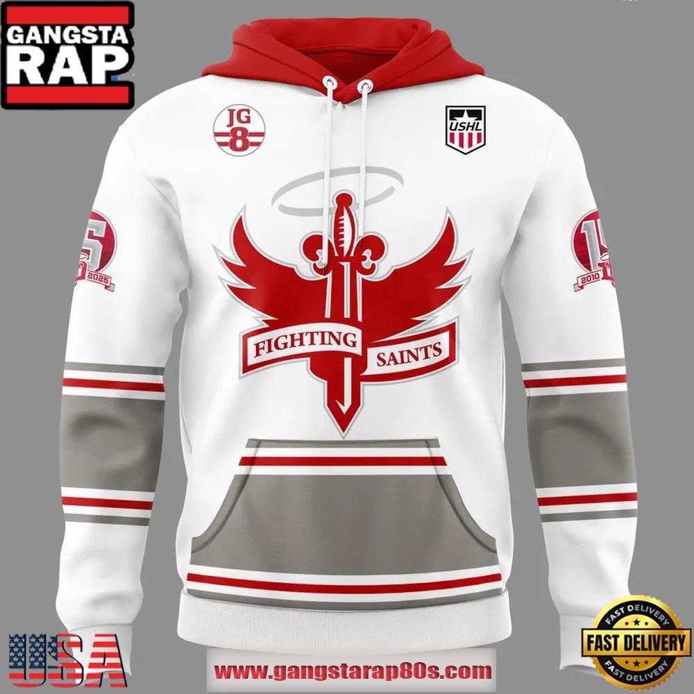 Dubuque Fighting Saints 2025 Uniform Special Hoodie Shirt Dubuque Fighting Saints 2025 Uniform Special Hoodie Shirt