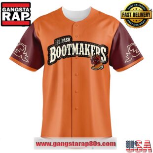 El Paso Bootmaskers New 2025 Custom Baseball Jersey