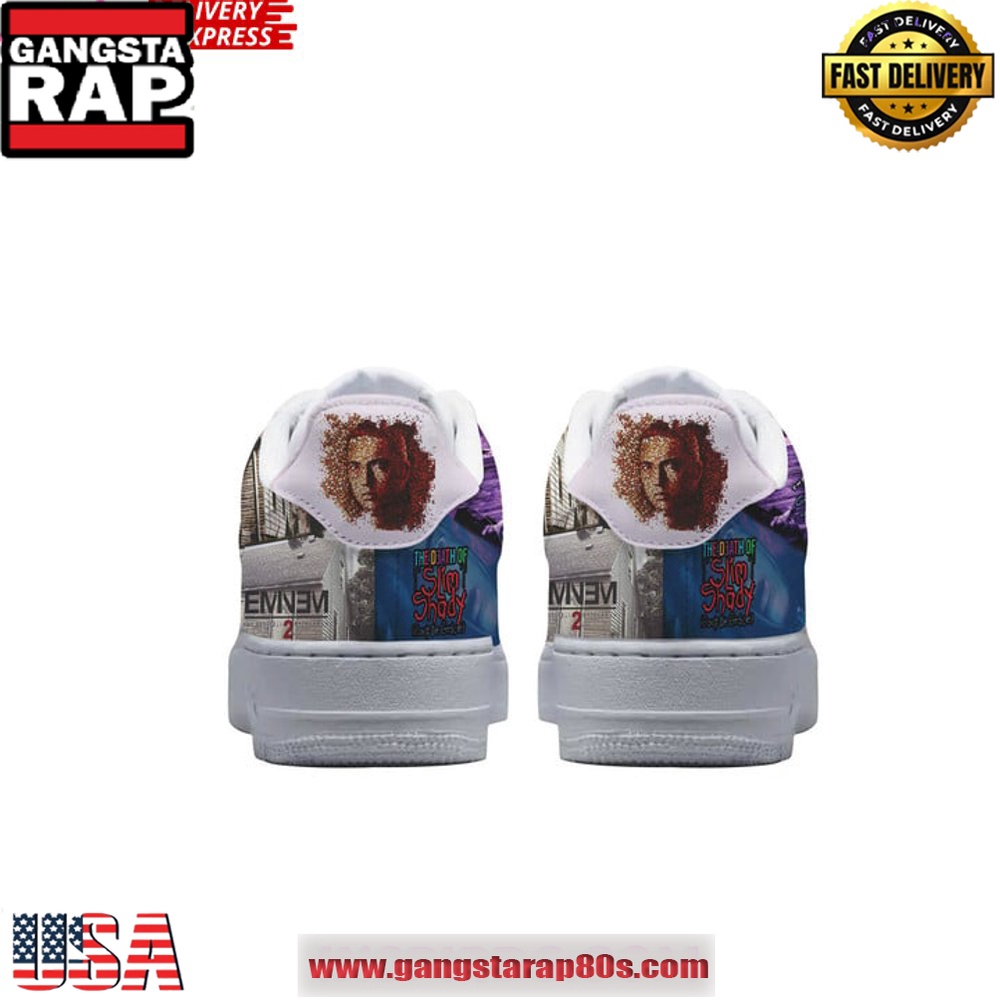 Eminem Album Cover Collection Air Force 1 Sneakers Shoes Eminem Album Cover Collection Air Force 1 Sneakers Shoes