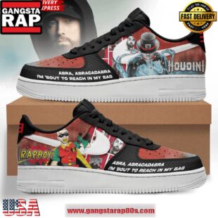 Eminem Houdini Slim Shady Is Back Air Force 1 Running Sneakers Shoes