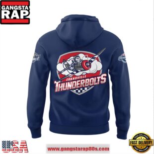Evansville Thunderbolts SPHL PRESIDENT'S CUP 2025 CHAMPIONS Hoodie Shirt