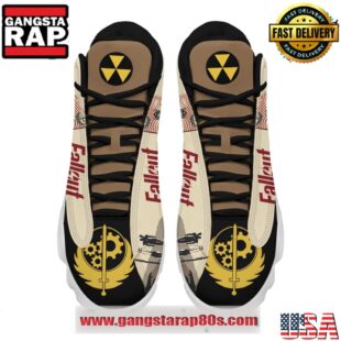 Fallout Vault Tec Air Jordan 13 Sneakers Shoess