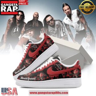 Five Finger Death Punch Warzone Air Force 1 Sneakers Shoes