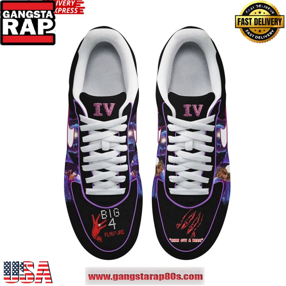Flau'jae x Lil Wayne Limited Edition Air Force 1 Sneakers Shoes Flau'jae x Lil Wayne Limited Edition Air Force 1 Sneakers Shoes