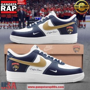 Florida Panthers Custom Name Premium Air Force 1 Sneakers Shoes