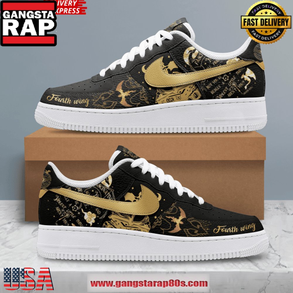 Fourth Wing Dragon Limited Edition Air Force 1 Sneakers Shoes Fourth Wing Dragon Limited Edition Air Force 1 Sneakers Shoes