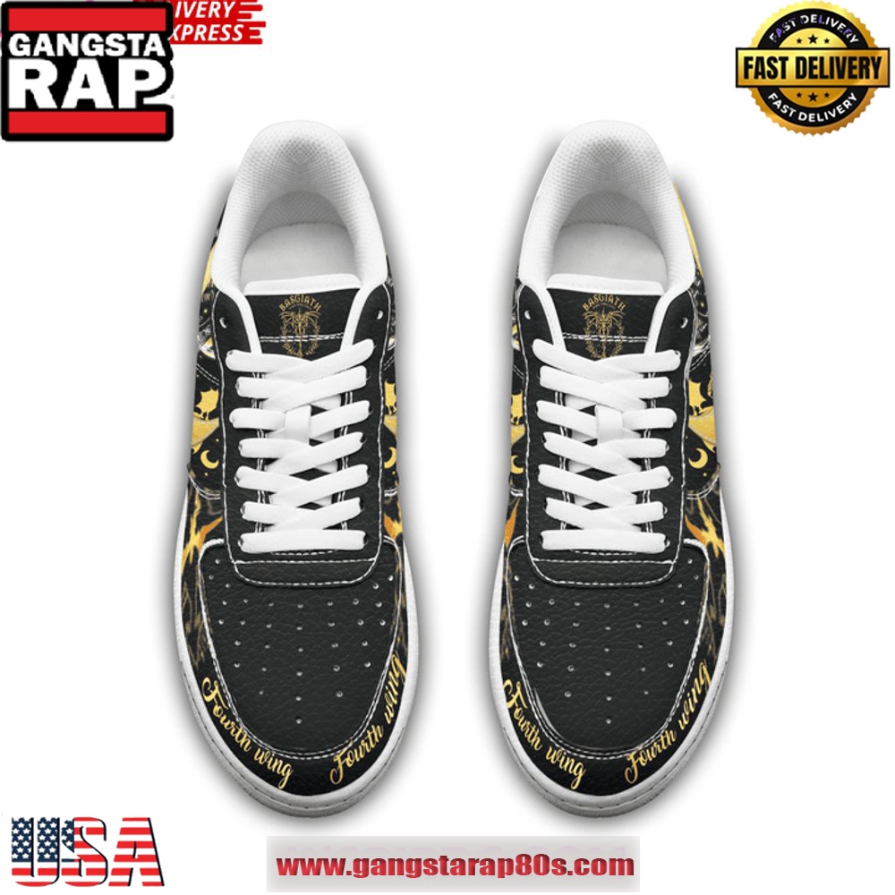 Fourth Wing Dragon Limited Edition Air Force 1 Sneakers Shoes Fourth Wing Dragon Limited Edition Air Force 1 Sneakers Shoes