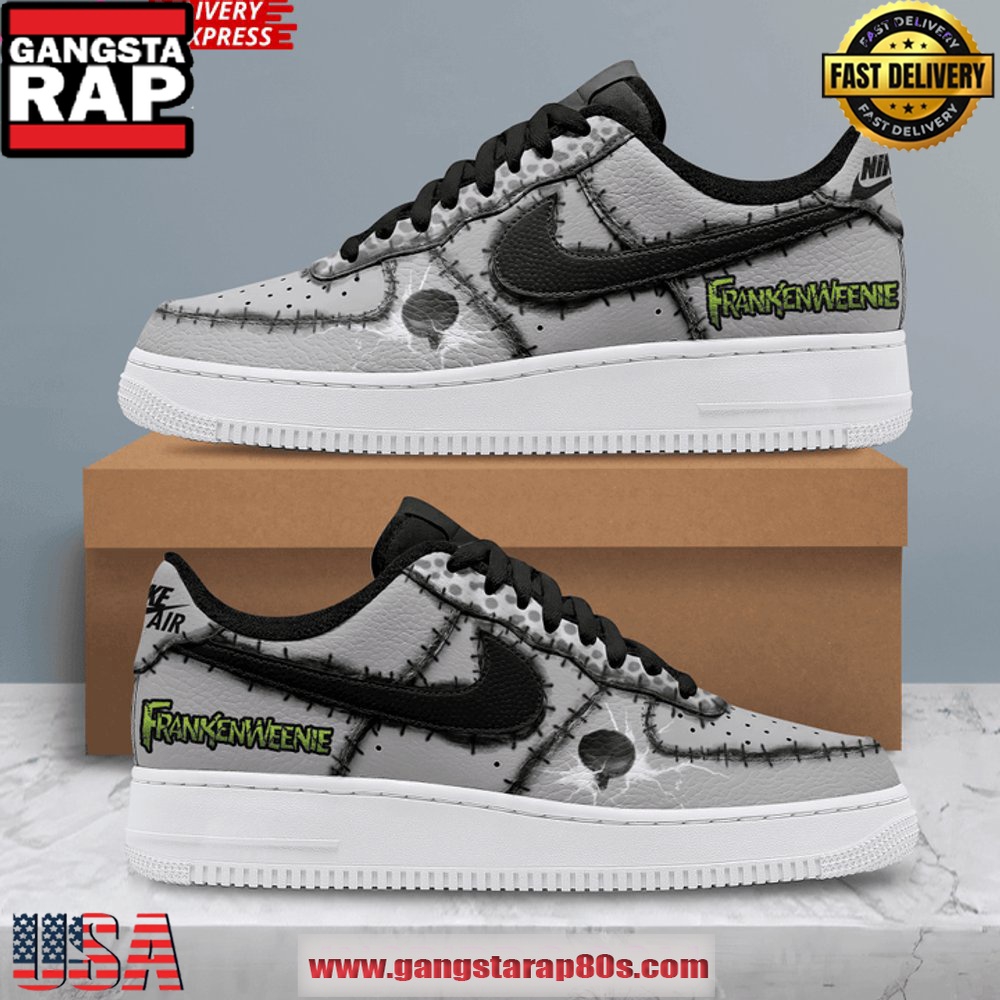 Frankenweenie Disney Limited Edition Air Force 1 Sneakers Shoes Frankenweenie Disney Limited Edition Air Force 1 Sneakers Shoes