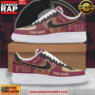 FSU Seminoles Customize Air Force 1 Sneakers Shoes