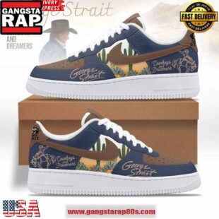 George Strait Cowboys and Dreamers Limited Edition Air Force 1 Sneakers Shoes