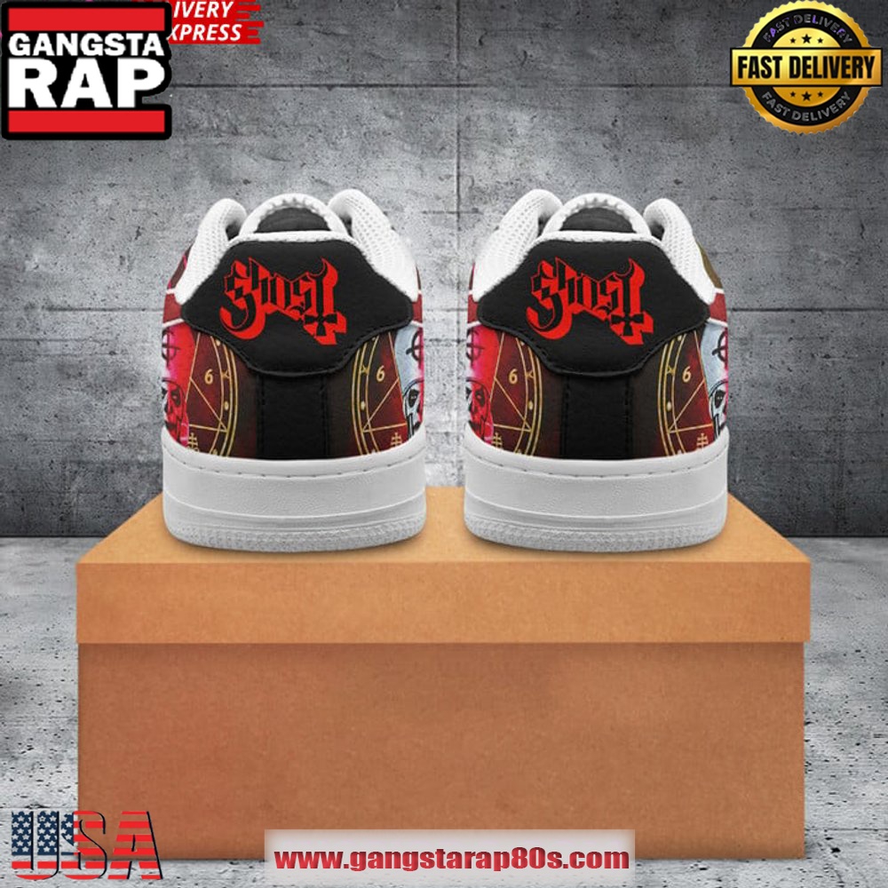 Ghost x Nike Limited Edition Air Force 1 Sneakers Shoes Ghost x Nike Limited Edition Air Force 1 Sneakers Shoes
