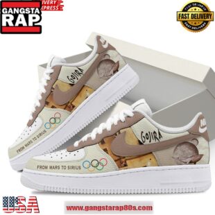 Gojira x Olympic Paris Limited Edition Air Force 1 Running Sneakers Shoes